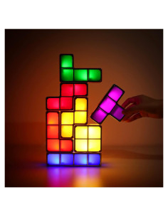 Luz Nocturna LED VEEKI Apilable 7 Colores para Niños