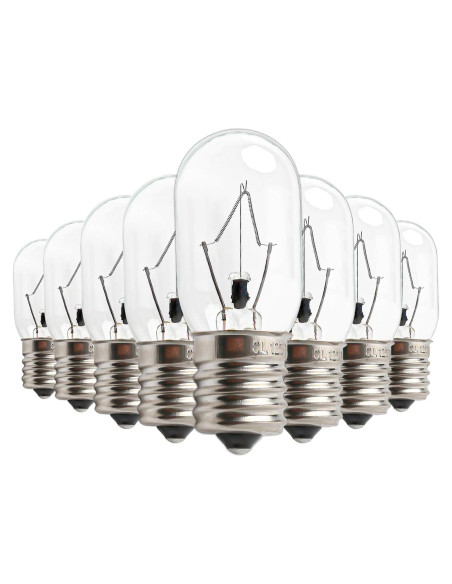 Bombillas de Microondas Seentech 8206232A 125V 40W E17 - Paquete de 8