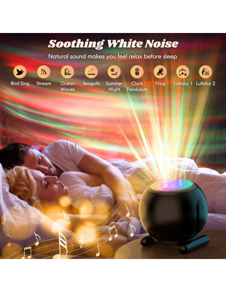 Proyector de Auroras Boreales Proran XK100 con Ruido Blanco