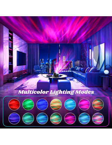 Proyector de Auroras Boreales Proran XK100 con Ruido Blanco