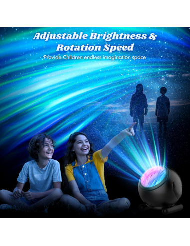 Proyector de Auroras Boreales Proran XK100 con Ruido Blanco