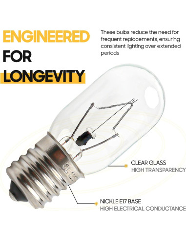 Bombilla de Microondas Seentech 40W 125V E17 - Modelo 8206232A