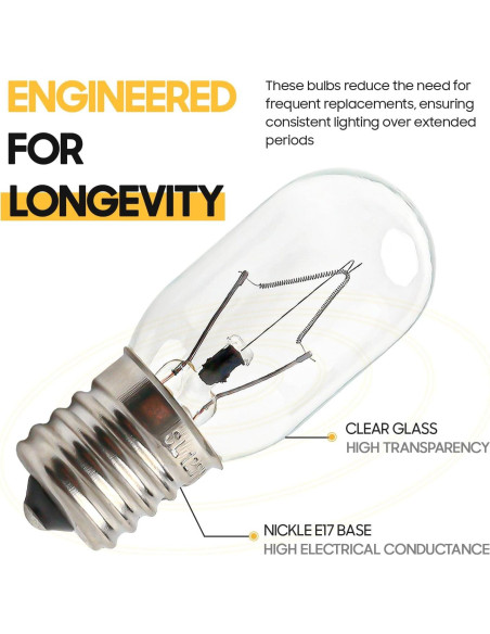 Bombilla de Microondas Seentech 40W 125V E17 - Modelo 8206232A