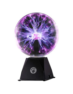 Esfera de Plasma Kicko 25.4 cm Púrpura - Lámpara Táctil Decorativa