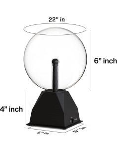 Esfera de Plasma Kicko 25.4 cm Púrpura - Lámpara Táctil Decorativa 2