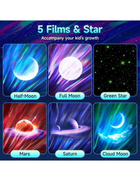 Proyector de Galaxia TK CO.,Ltd con 16 Colores y Bluetooth