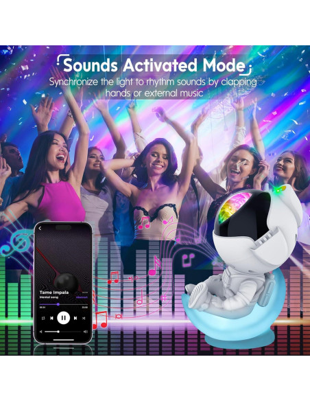 Proyector Galáctico Astronauta Rossetta con Control Remoto