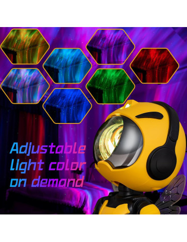 Proyector de Estrellas ADXEICE 3D Bluetooth con Control App