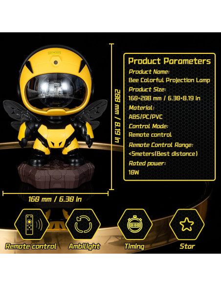 Proyector de Estrellas ADXEICE 3D Bluetooth con Control App