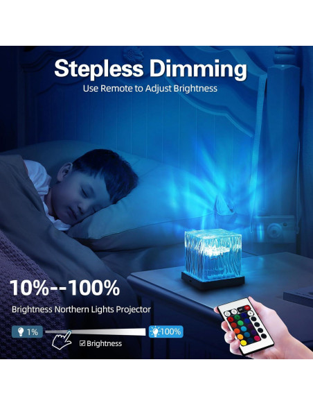 Proyector de Luces del Norte KPNUWN 16 Colores Luz Nocturna