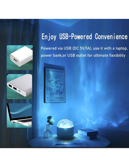 Proyector Aurora Luces del Norte Xugenxes 16 Efectos LED Proyector Aurora Luces del Norte Xugenxes 16 Efectos LED