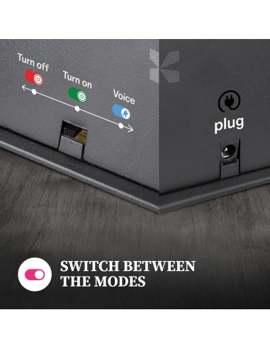 Bola de Plasma Interactiva Katzco 20 cm - Decoración LED Rosa