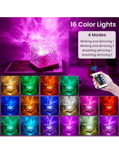 Proyector de Luz Galáctica LANXUD, 16 Colores, Control Remoto 2