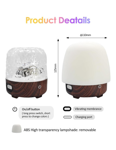 Proyector de Olas del Océano JOYFULPARTNER con Altavoz Bluetooth