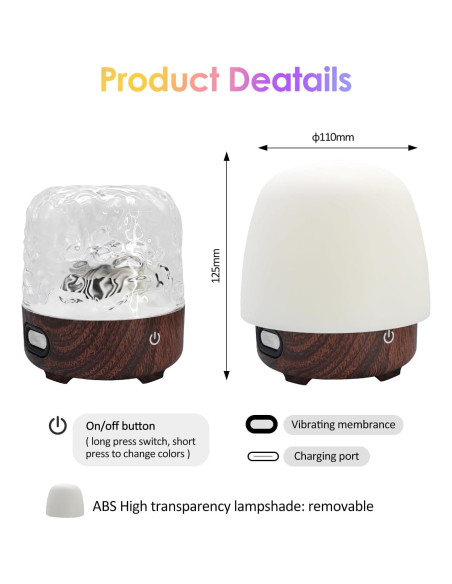 Proyector de Olas del Océano JOYFULPARTNER con Altavoz Bluetooth