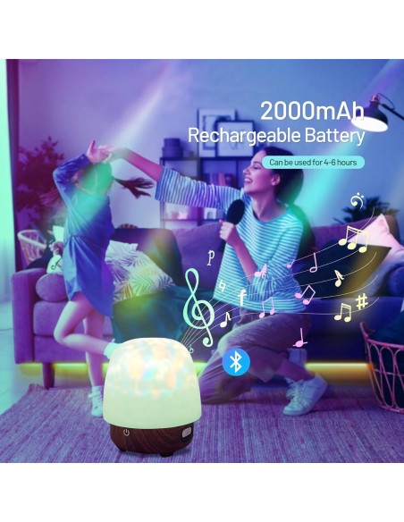 Proyector de Olas del Océano JOYFULPARTNER con Altavoz Bluetooth