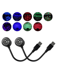 Proyector de Luz Nocturna Estrella USB Dickno 2 PCS