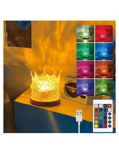 Proyector de Luces de Agua Crown LP-247040, 16 Colores