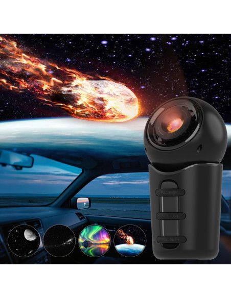 Proyector de Estrellas Galaxia Luz Nocturna Portátil 11.4cm