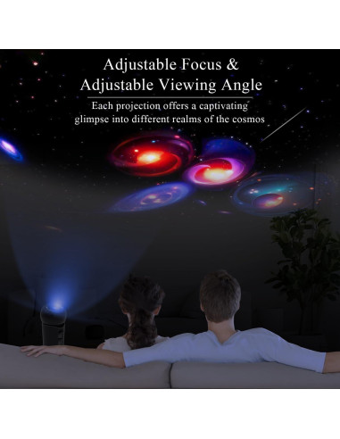 Proyector de Estrellas Galaxia Luz Nocturna Portátil 11.4cm