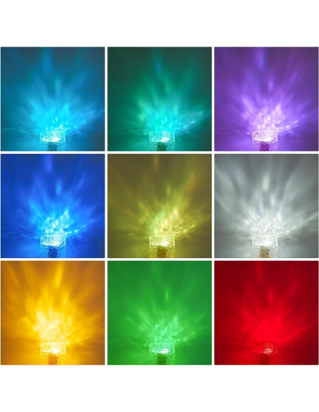 Proyector de Luz de Olas del Océano Favorite Garden 12.7cm