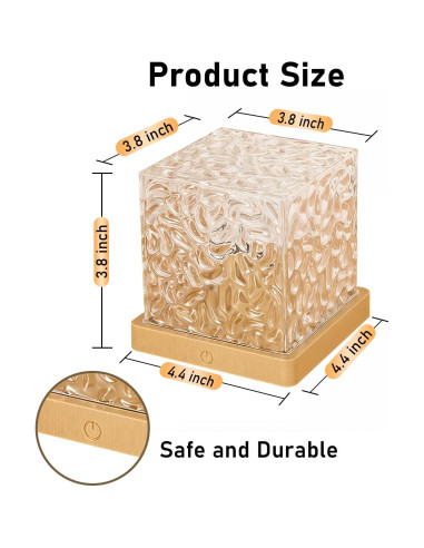 Luz Nocturna Proyector KVKVMO 16 Colores Control Remoto 11cm