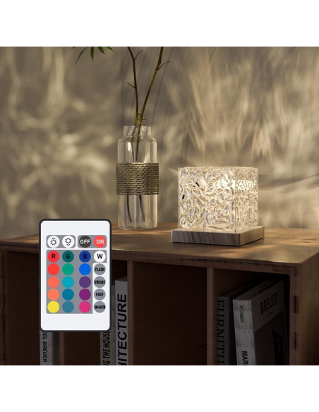 Luz Nocturna Proyector KVKVMO 16 Colores Control Remoto 11cm