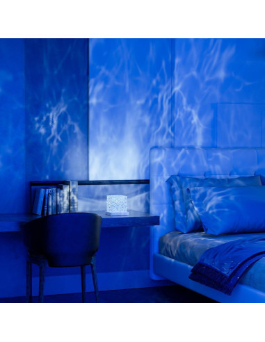 Luz Nocturna Proyector KVKVMO 16 Colores Control Remoto 11cm