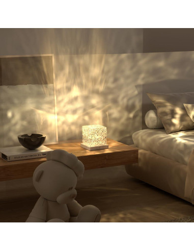 Luz Nocturna Proyector KVKVMO 16 Colores Control Remoto 11cm