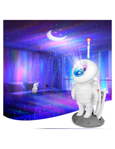 Proyector de Estrellas LBTP Astronauta LED 12 Efectos 24cm