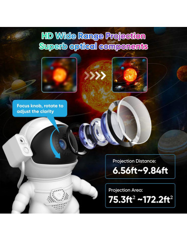 Proyector de Galaxia FlyEagle BL-HJ07 con 13 Discos HD