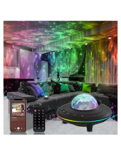 Proyector Estelar Mycket con Altavoz Bluetooth y Control Remoto