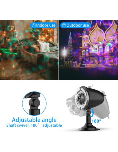 Proyector de Luz Aurora SOMKTN - Impermeable 10 Colores 2