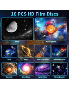 Proyector de Estrellas VanSmaGo DWB-01 con Luz Nocturna 7 Colores 2