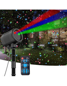 Proyector de Luces de Navidad RGB con Control Remoto - 2024-Xmas 2