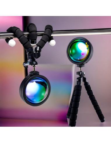 Proyector de Lámpara de Atardecer Xoddi con Control Remoto 16 Colores