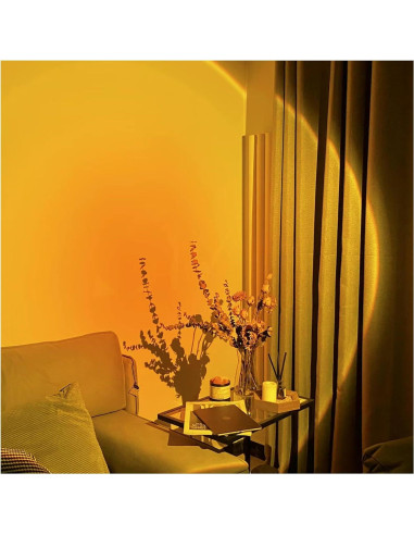 Proyector de Lámpara de Atardecer Xoddi con Control Remoto 16 Colores