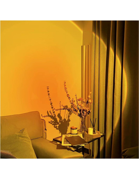 Proyector de Lámpara de Atardecer Xoddi con Control Remoto 16 Colores