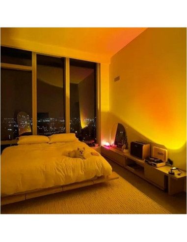 Proyector de Lámpara de Atardecer Xoddi con Control Remoto 16 Colores