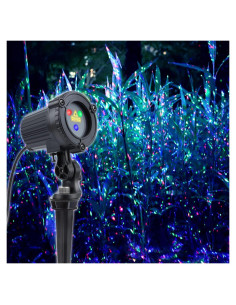 Proyector de Luces Láser Navidad SHENZHEN MOD01RG RGB 3 Colores