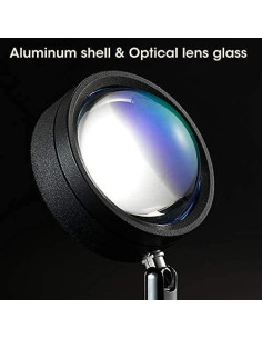 Lámpara de Proyección LED Balkwan Rojo Atardecer 10x10 cm 2