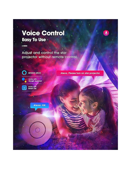 Proyector de Estrellas Galaxia SHENZHEN SK24 Control APP