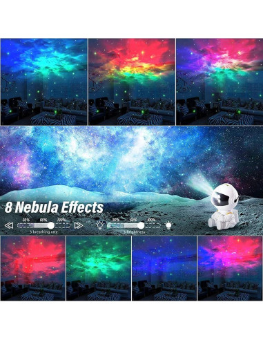 Proyector de Estrellas Dsonail AS-01, Luz Nocturna Infantil