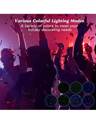 Proyector de Luz Láser Exterior ZEAKOC RGB con Control Remoto