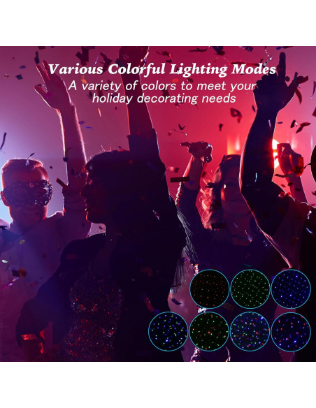 Proyector de Luz Láser Exterior ZEAKOC RGB con Control Remoto