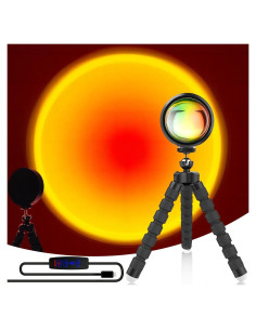 Lámpara de Atardecer LED JIMEI SUNLAMP-P 10x10 cm