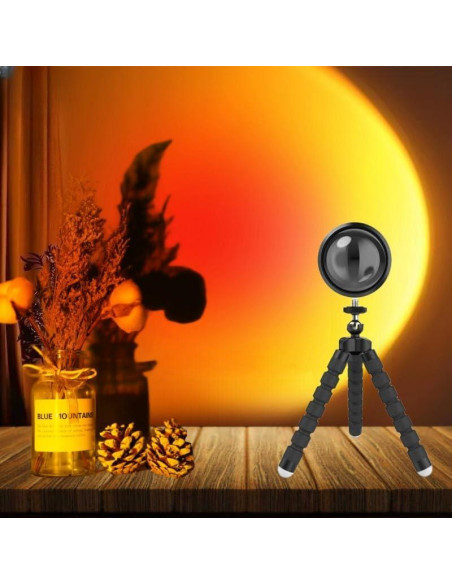 Lámpara de Atardecer LED JIMEI SUNLAMP-P 10x10 cm