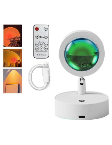 Proyector de Luz del Atardecer OSYZMGS Inalámbrico Recargable