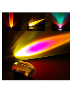 Lámpara de Ambiente LED AlyMack - Proyector de Luz RGB 5cm