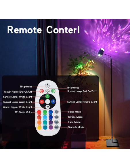 Lámpara de Proyección LED Suanti ZX-D-02 16 Colores 720